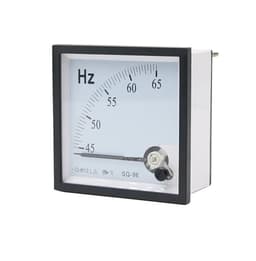 SQ-96-HZ Pointer Type AC 110V Analog Panel Frequency Meter Tester Gauge Indicator 55-65Hz 96x96mm 1Pcs