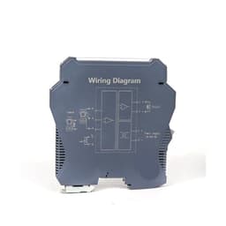 220V Power Supply Signal Conditioner 2 Channel 4-20mA Signal Isolator Converter Analog Signal Isolator(1-5V IN-220V-0-10V)