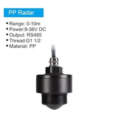 Water Level Sensor Radar Level Gauge Non-Contact Level Transmitter(0-10m RS485 PP)