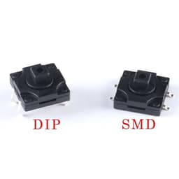 10Pcs 4Pin 12x12x7.3 Mm Tactile Switches Square Push Button Tact Switch Micro(DIP Switch)