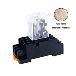 Relay HH54P MY4NJ Plug-in Relay PYF14A DC/AC 12v 24v 36v 48v 110v 220v DC/AC 5A Silver Contact 14pins 4PDT rele Socket(Ac,12V)
