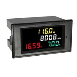 4 in1 DC Voltage Current Power Energy Voltmeter Ammeter Multi-Function(DC7-20V 0-20A)