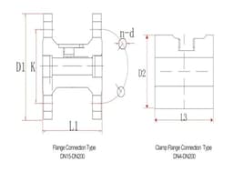 Digital Water Flow Meter Sensor RS485 4-20mA Output