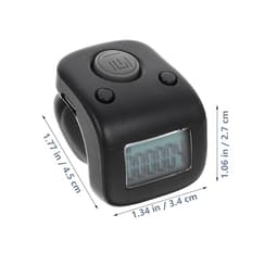 TEHAUX Digital Finger Counter Electronic Rechargeable Silicone Ring Counter