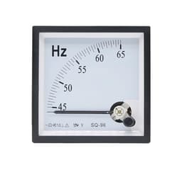 SQ-96-HZ Pointer Type AC 110V Analog Panel Frequency Meter Tester Gauge Indicator 55-65Hz 96x96mm 1Pcs