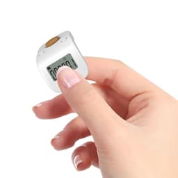 Electronic Silent Finger Counter with Ring, Rechargeable Digital