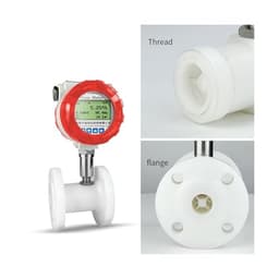 Digital Flow Meter Hydrochloric Acid Water Sensor 4-20mA RS485