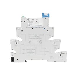 Slim Relay Protection Circuit 6A 12VDC/AC Or 24VDC/AC Socket 6.2mm Thickness 1Pcs(FY-41F-2 24VACDC)