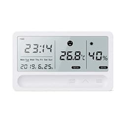 Multifunctional Digital LCD Touching Screen Weather Clock Temperature and Humidity Monitoring Meter