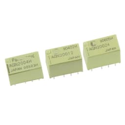 2Pcs Signal Relay AGN2004H AGN20012 AGN20024 4.5V 12V 24V 1A 8pins(AGN2004H)