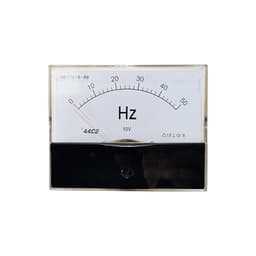 1Pcs 44C2-Hz DC Frequency Meter 0-50Hz/ DC10V Sensor Excitation Voltmeter Square Pointer 100 * 80MM