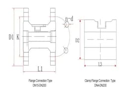 Flow Meter Sensor Liquids 4-20mA Signal