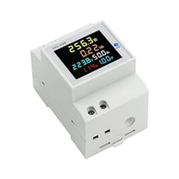 6 IN1 Display Smart Meter AC40-300V 250-450V Voltage Current Power KWH Electric Frequency D52-2066 1Pcs(Built-in CT,40-300V)