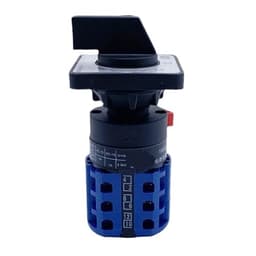 LW26-20S Series 22mm Single Hole Installation Rotary Cam Switch 20A Changeover Selector YMW26(Short Knob S,1P)