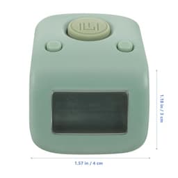 Mini Digital Finger Counter Ring with 6 Digit Screen, USB Charging