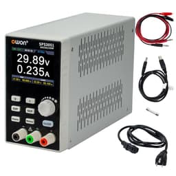 OWON Lab Power Supply, 0-30V 0-5A Adjustable Switching DC Regulated Bench Power Supply with Output Power 150W, Supports Computer Programming