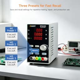 OWON SPX6103 Wide-Range DC Power Supply, 60V/10A/300W, Support OVP/OCP/OTP