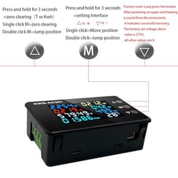 Wattmeter Power Meter Voltmeter AC301 50-300V 50-60Hz LED Electricity