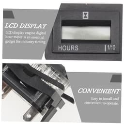 Dc 4.5-60v Electronic Motor Hour Meter Large LCD Display