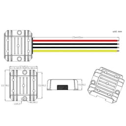 DC Step Down Buck Converter 12V Voltage Regulator for Car Golf Carts