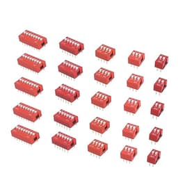 Dip Configuration Switch 35pcs Plastic Slide Type for Circuit Control