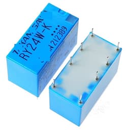 5Pcs RY5W-K RY-5W-K 5VDC RY12W-K RY-12W-K 12VDC RY24W-K RY-24W-K 24VDC DIP-8 1A 5V 12V 24V Signal Relay(OneColor)
