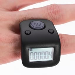 TEHAUX Digital Finger Counter Electronic Rechargeable Silicone Ring Counter
