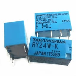 2Pcs RY5W-K 5VDC RY12W-K 12VDC RY24W-K 24VDC DIP-8 8Pin 1A Signal Relay(RY5W-K 5VDC)