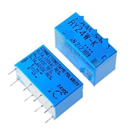 5Pcs RY5W-K RY-5W-K 5VDC RY12W-K RY-12W-K 12VDC RY24W-K RY-24W-K 24VDC DIP-8 1A 5V 12V 24V Signal Relay(OneColor)