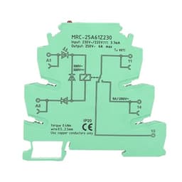 MRC-25A61Z230 Electromagnetic Relay Contact Interface Relay Module Input 230VAC/220VDC 1NO 1 NC 6A