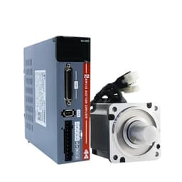 220V 3000RPM IP65 AC Servo Motor Drivers Kit A5 200W 400W 600W 750W 1000W AC Servo Motor with Driver for Machine(200W 17Bit Increment)
