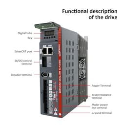 220V 5/6A 3000RPM IP65 4N.m/5N.m/6N.m 1.2KW1.5KW1.8KW AC Servo Motor Controller AC Servo Motor Drivers Kit
