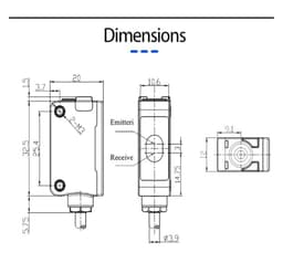 FGNE10-100NF-B Photoelectric Switch Sensor