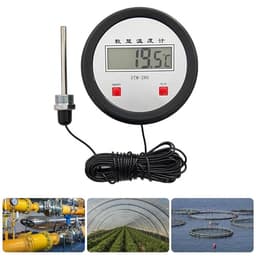 Digital Temperature Meter with Remote Probe, Battery 10m wat, A