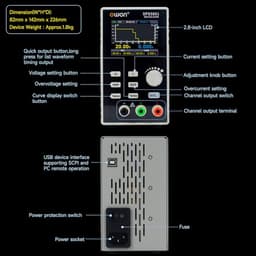 OWON Lab Power Supply, 0-30V 0-5A Adjustable Switching DC Regulated Bench Power Supply with Output Power 150W, Supports Computer Programming