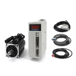 80st-M02430 220v 750w Ac Servo Motor 2.39n.M. 3000rpm 0.75kw Servomotor Single-Phase Drive Permanent Matched Driver(Only White Drive)