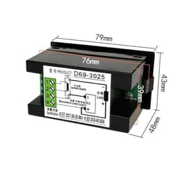 4 in1 DC Voltage Current Power Energy Voltmeter Ammeter Multi-Function(DC7-20V 0-20A)