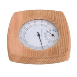 Wood Sauna Thermometer Hygrometer Wall Mounted Indoor Humidity Meter