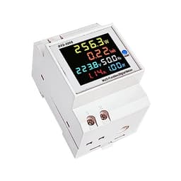 6 IN1 Display Smart Meter AC40-300V 250-450V Voltage Current Power KWH Electric Frequency D52-2066 1Pcs(Built-in CT,40-300V)
