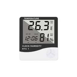 ABS Digital Multi-Functional Temperature Humidity Meter Home Large Screen Alarm Clock
