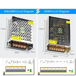 DC 12V 24V Switching Power Supply 2A 3A 4A 5A 8A 10A 15A 20A 25A 30A 40A Adapte AC- LED Driver Converter(12v-15w)