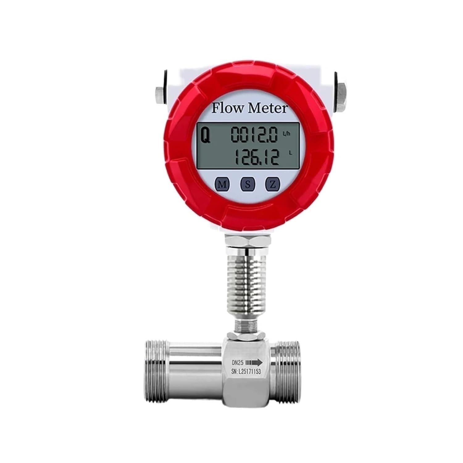 Digital Water Flow Meter Sensor RS485 4-20mA Output