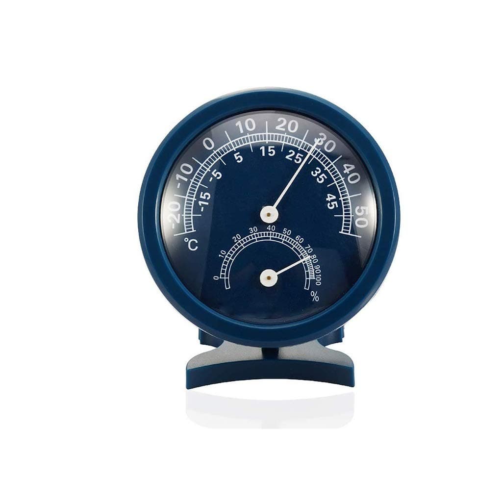 Thermometer,Portable Mini Pointer Temperature Meter Standing Round Dial Gauges Display