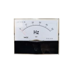 1Pcs 44C2-Hz DC Frequency Meter 0-50Hz/ DC10V Sensor Excitation Voltmeter Square Pointer 100 * 80MM