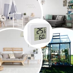 Digital Temperature Humidity Gauge Indoor Temperature Gauge