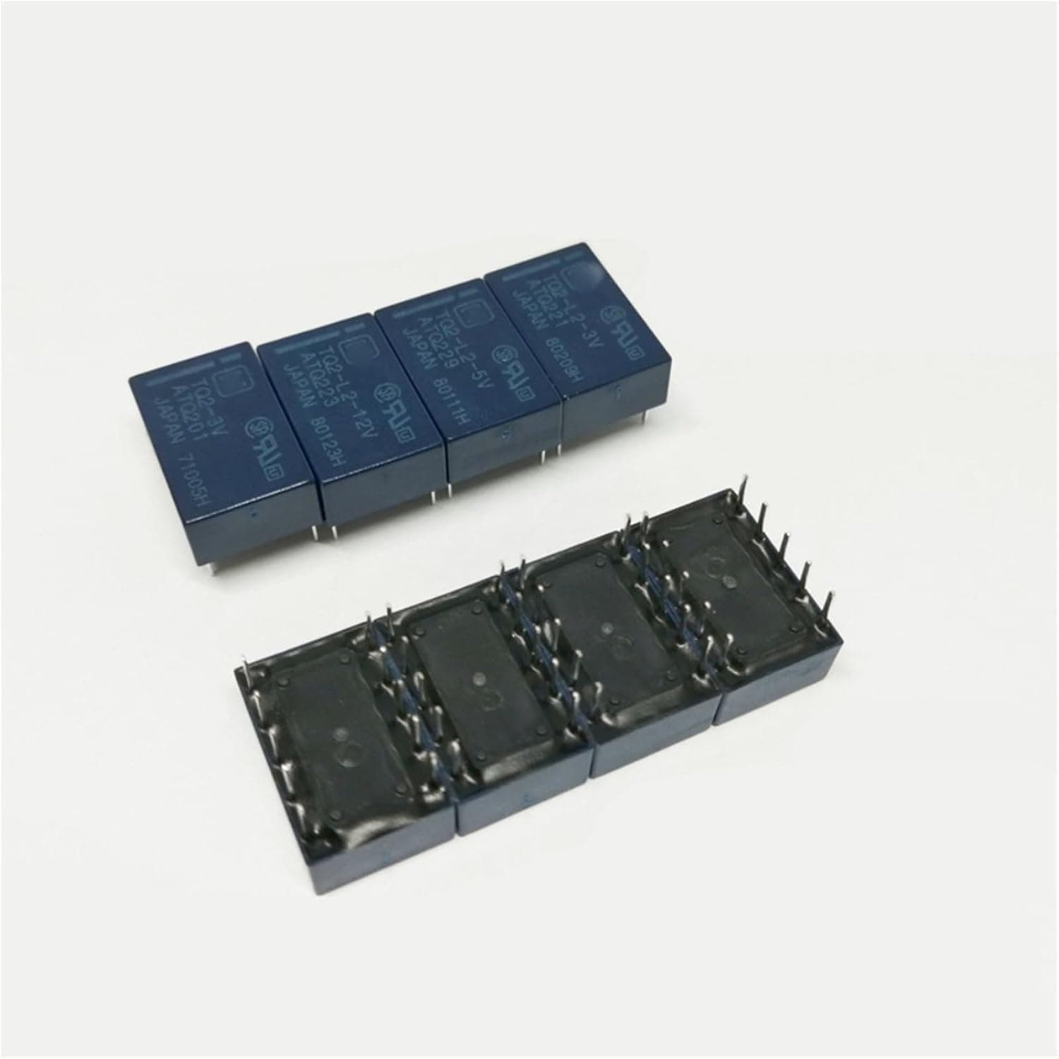 TQ2-L2-3V 5V 12V 24V ATQ221 ATQ229 ATQ223 ATQ224 1A 10PIN Double Coil Signal Relay 1Pcs(24V)