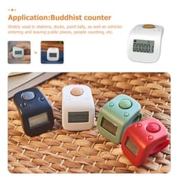 Rechargeable Finger Digital Tally Counter, Silent Ring Counting Tool