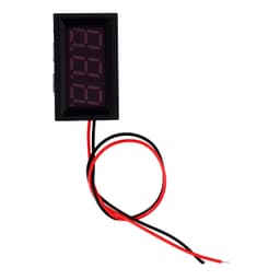 Mini Dc Digital Voltmeter 2pcs Red LED Display 3.5v-30v for Testing
