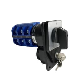 LW26-63/3 Off-ON with Key 63A 690V Circuit Control Selector Three Poles Silver Contact YMW26 Changeover Rotary Cam Switch(01)