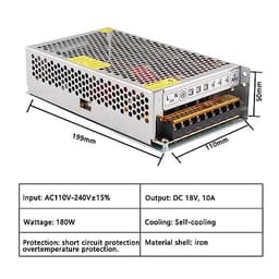 3V 9V 15V 18V Transformers Power Supply AC DC Current 220V to 110V Converter 3 9 15 18 V 2A 3A 5A 10A 15A 20A 30A